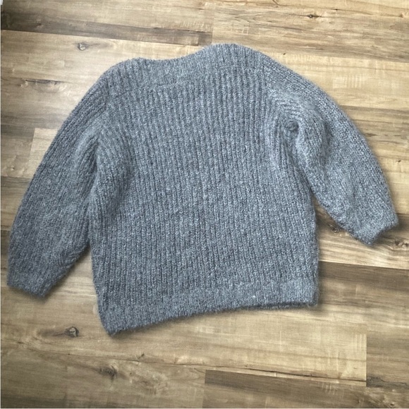 [& Other Stories] Oversized Thick Wool Blend Ribbed Sweater Medium - Picture 2 of 7